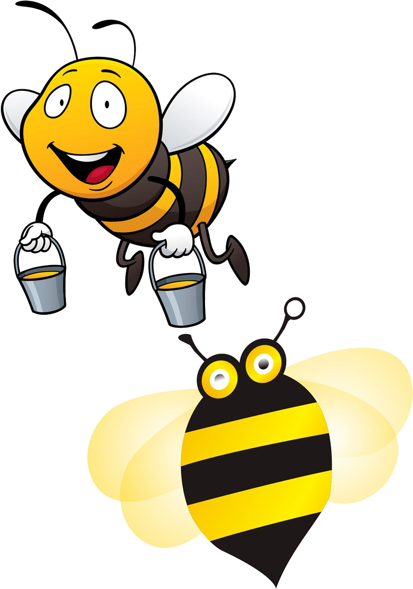 Bee Cartoon Drawing Clip Art - Bee Cartoon Drawing Clip Art (875x1200)