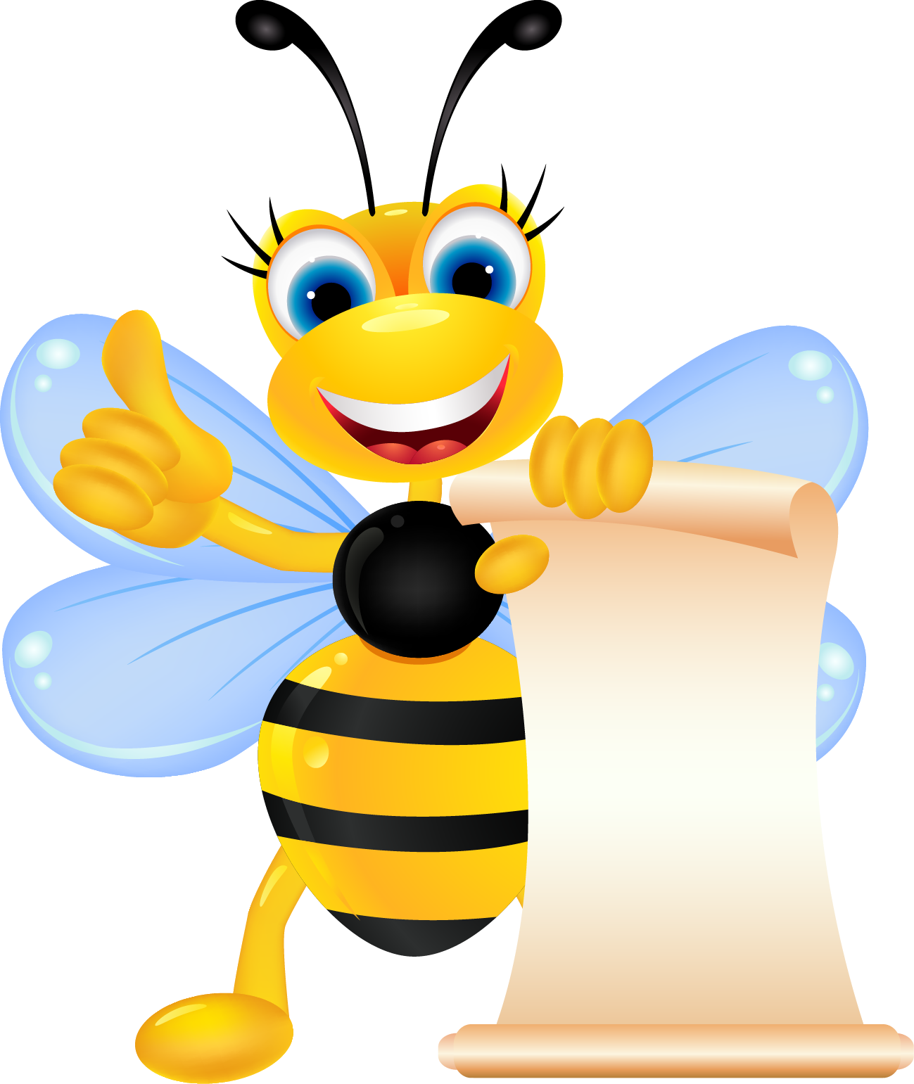 Bee Insect Royalty-free Clip Art - Bee Insect Royalty-free Clip Art (1299x1541)