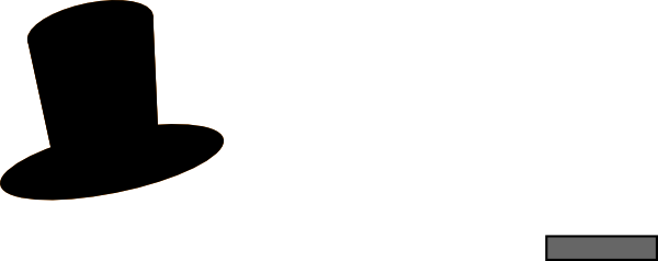 Tall Hat Clip Art - Parallel (600x238)