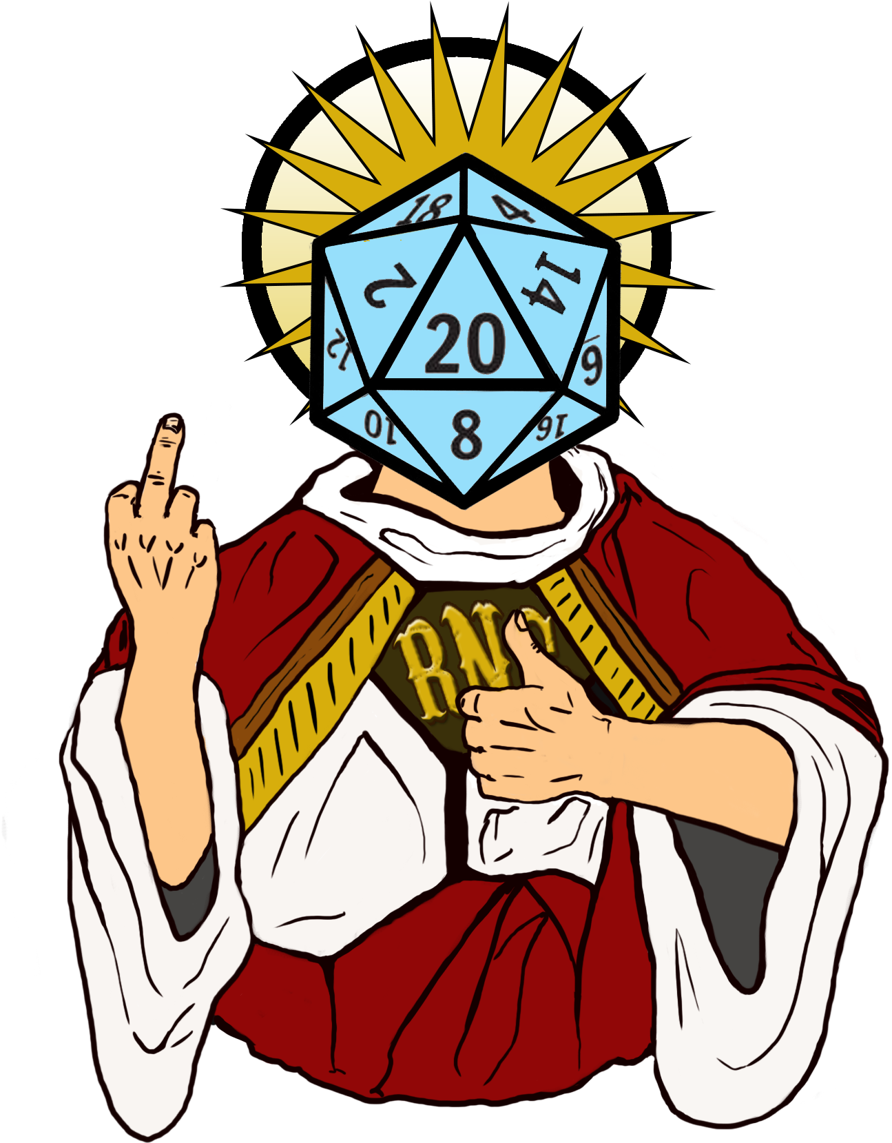 I Picked Up The Oddly Shaped Green Dice And Shook Them - Wot Rng God (1703x1801)