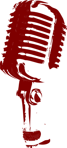 Vintage Microphone Clip Art At Clker Com Vector Clip - Vintage Microphone Png (270x590)