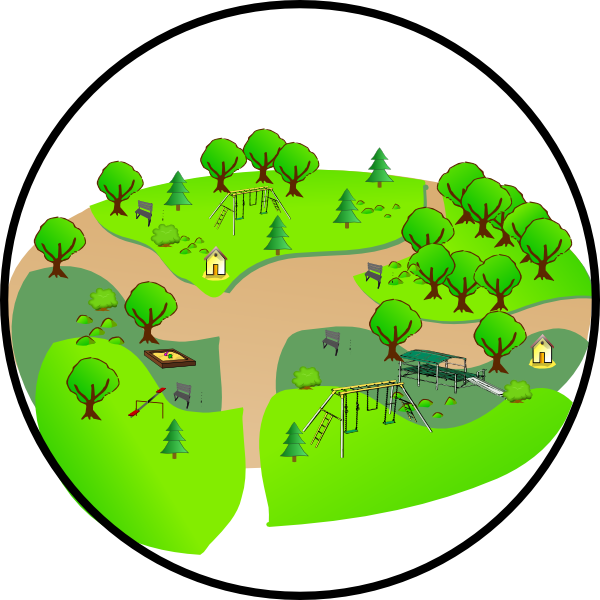 Country Park Clip Art At Clker - Park Clipart (600x600)
