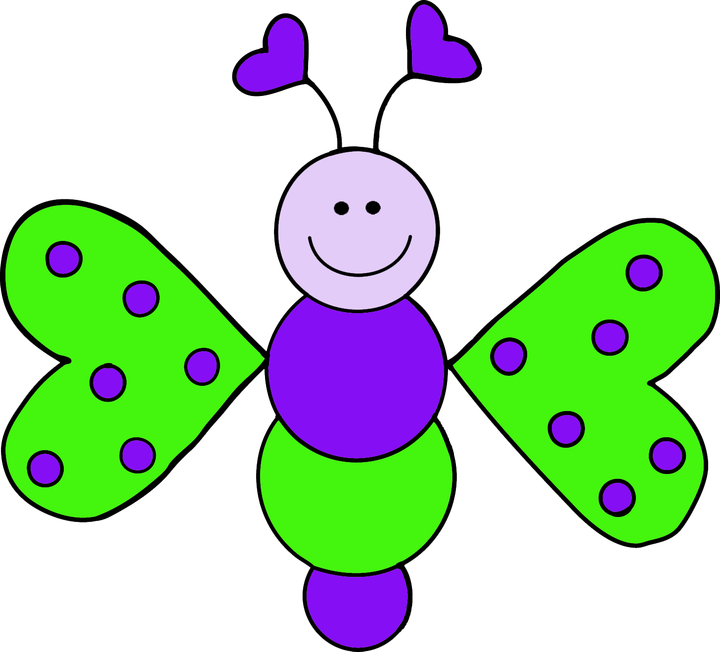 Please Let Me Know If You Download The Butterflies - Butterfly Clipart (1456x1318)