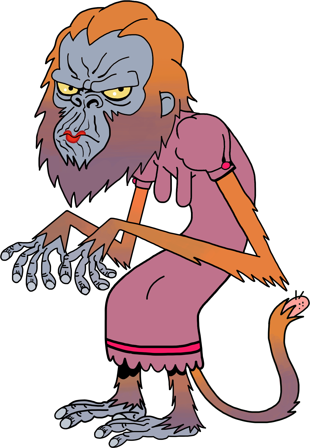 Lucy Simian - Amazing World Of Gumball Miss Simian (1350x2048)