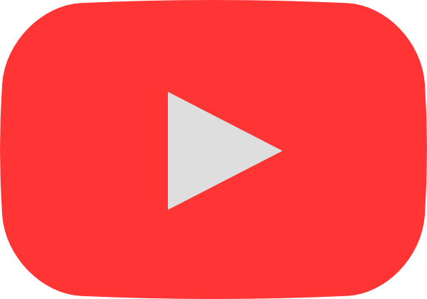 Youtube Clipart Youtube Style Play Button Hover Silver - Social Media Icons Youtube (600x421)