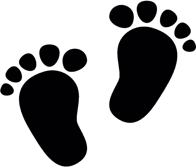 Footprint Infant Clip Art - Baby Footprint Clipart (980x834)