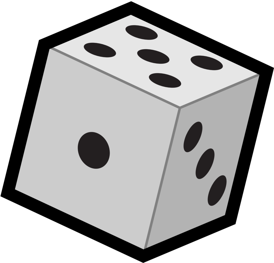 A Die - Dice Clip Art (958x919)