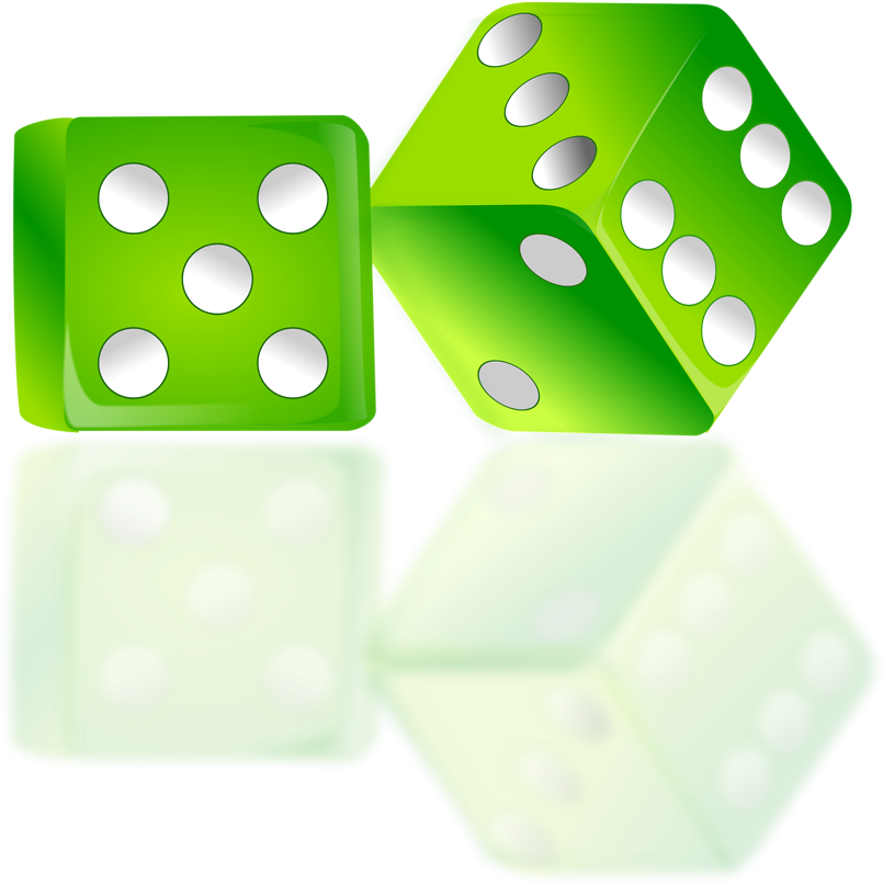 Dice Icon By Netalloy - Green Dice Png (958x958)