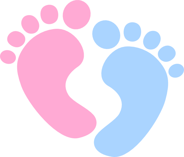 Baby Feet - Pink Baby Feet Clipart (600x512)