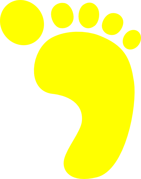 Footprint Clip Art At Clkercom Vector Online Royalty - Clip Art (468x595)