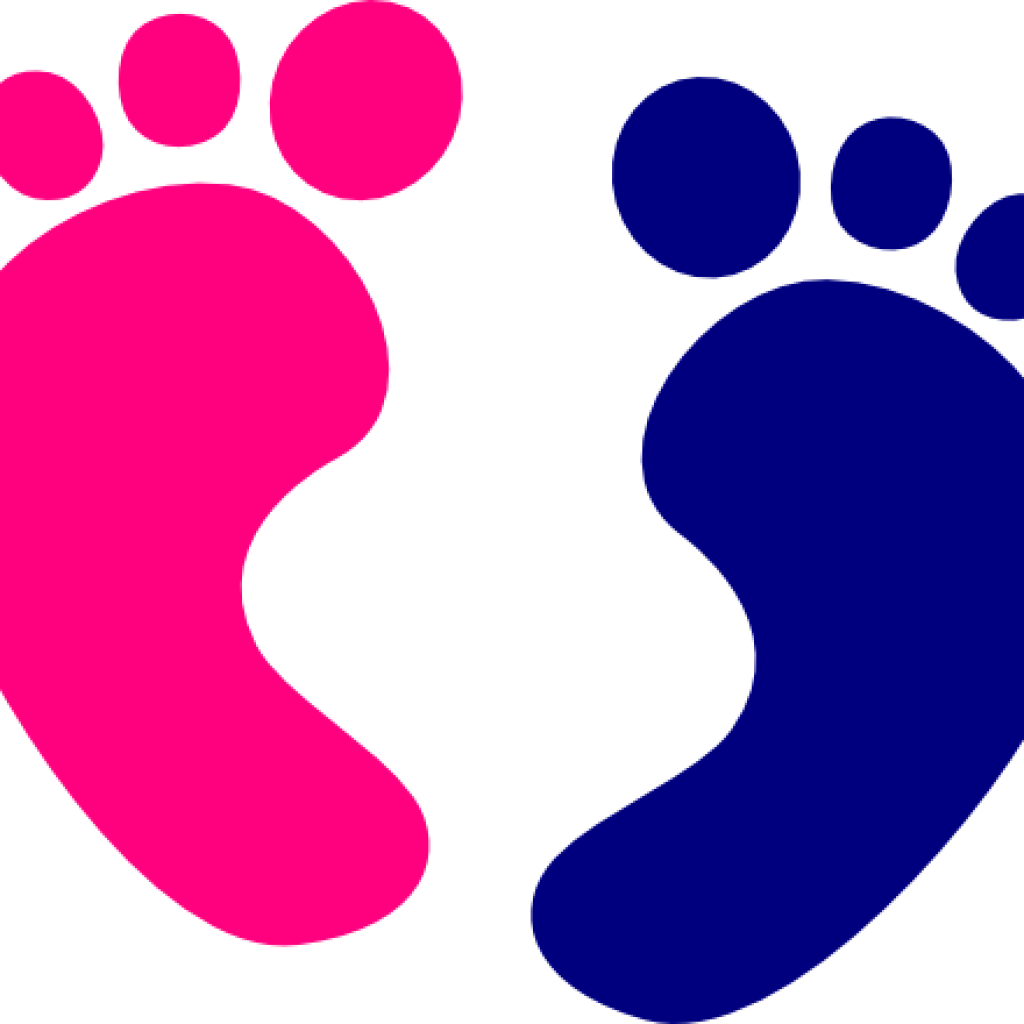 Baby Feet Clip Art Ba Feet Clip Art At Clker Vector - Pink Baby Feet Clip Art (1024x1024)
