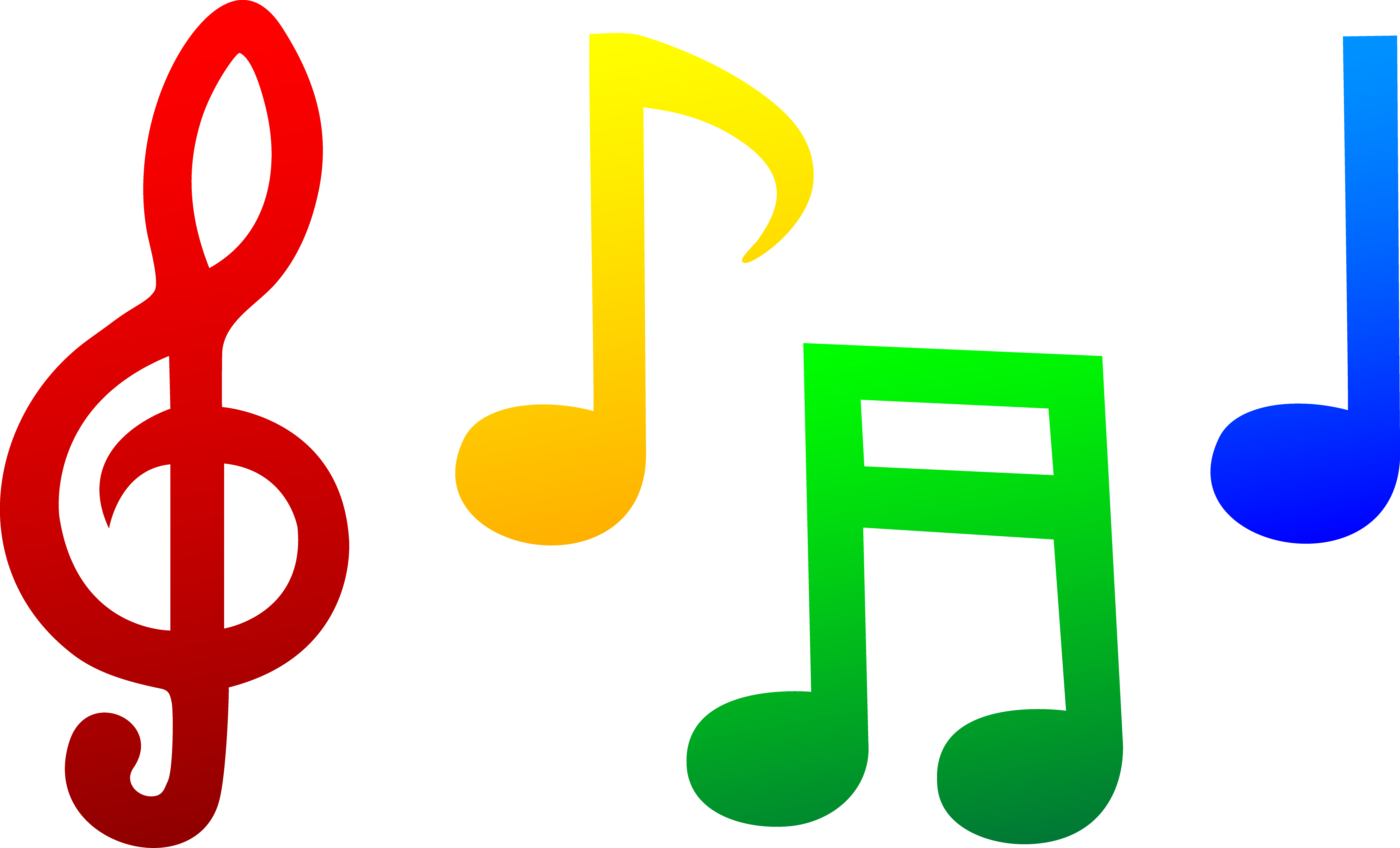 Einstudierung Mehrstimmiger Chorstücke - Music Symbols Clip Art (5366x3252)