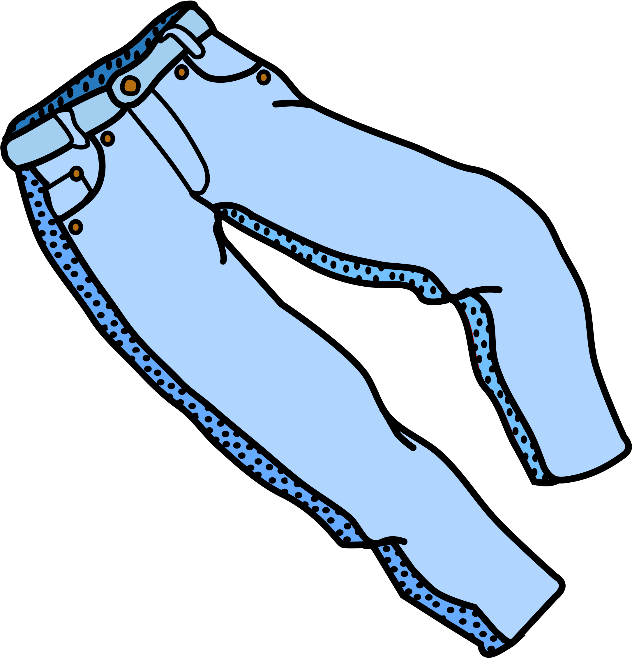Big Image - Trousers Clipart (2323x2400)