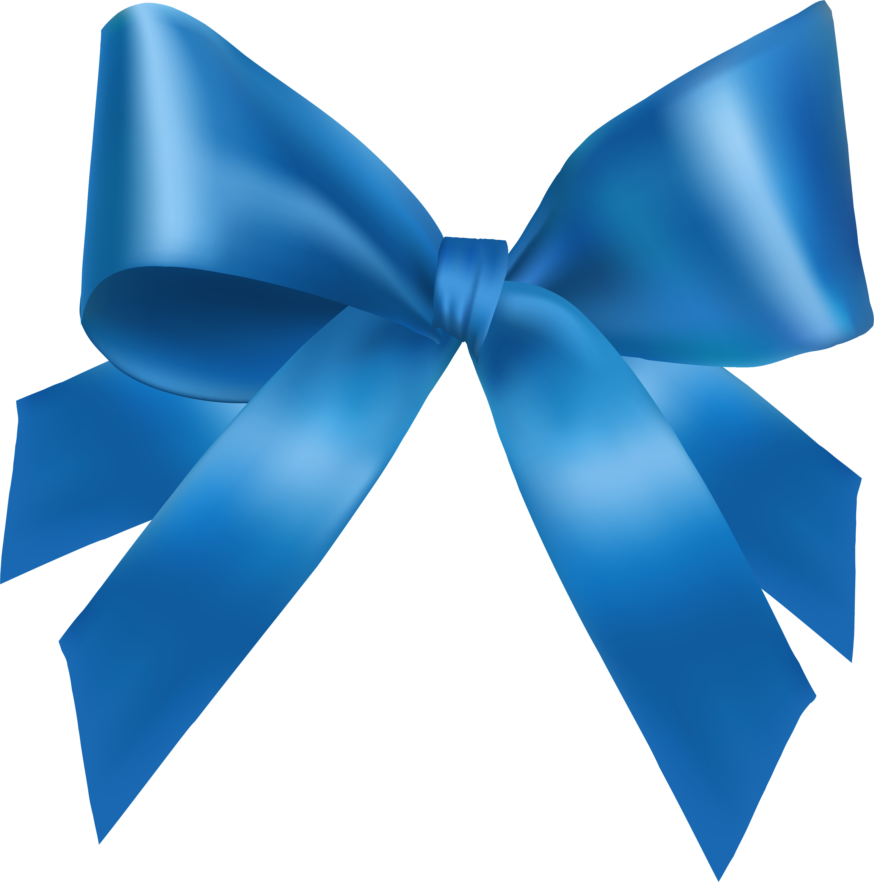 Blue Ribbon Blue Ribbon Clip Art - Blue Ribbon Bow (3001x3029)