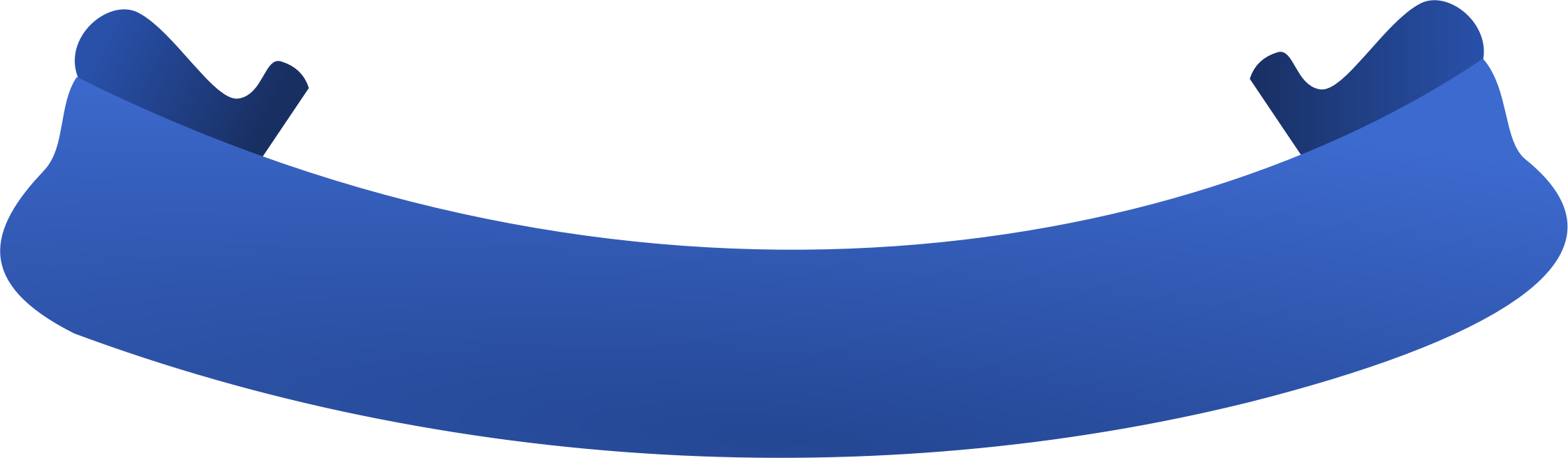 Brand Emblem Pabst Blue Ribbon Clip Art Png Logo - Ribbon Clipart Blue (2567x750)