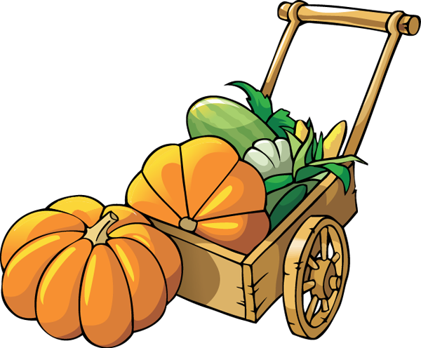 Pumpkin Patch Clip Art 2 Clipart - Pumpkin Patch Clip Art (600x496)