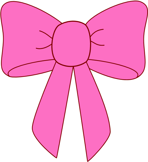 Bow Pink3 Free Graphicspng Clipart Free Clip Art Images - Bow Png (600x600)