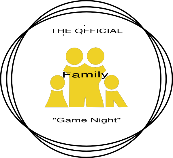 Family Game Night Logo Clip Art - Family Game Logo (600x551)