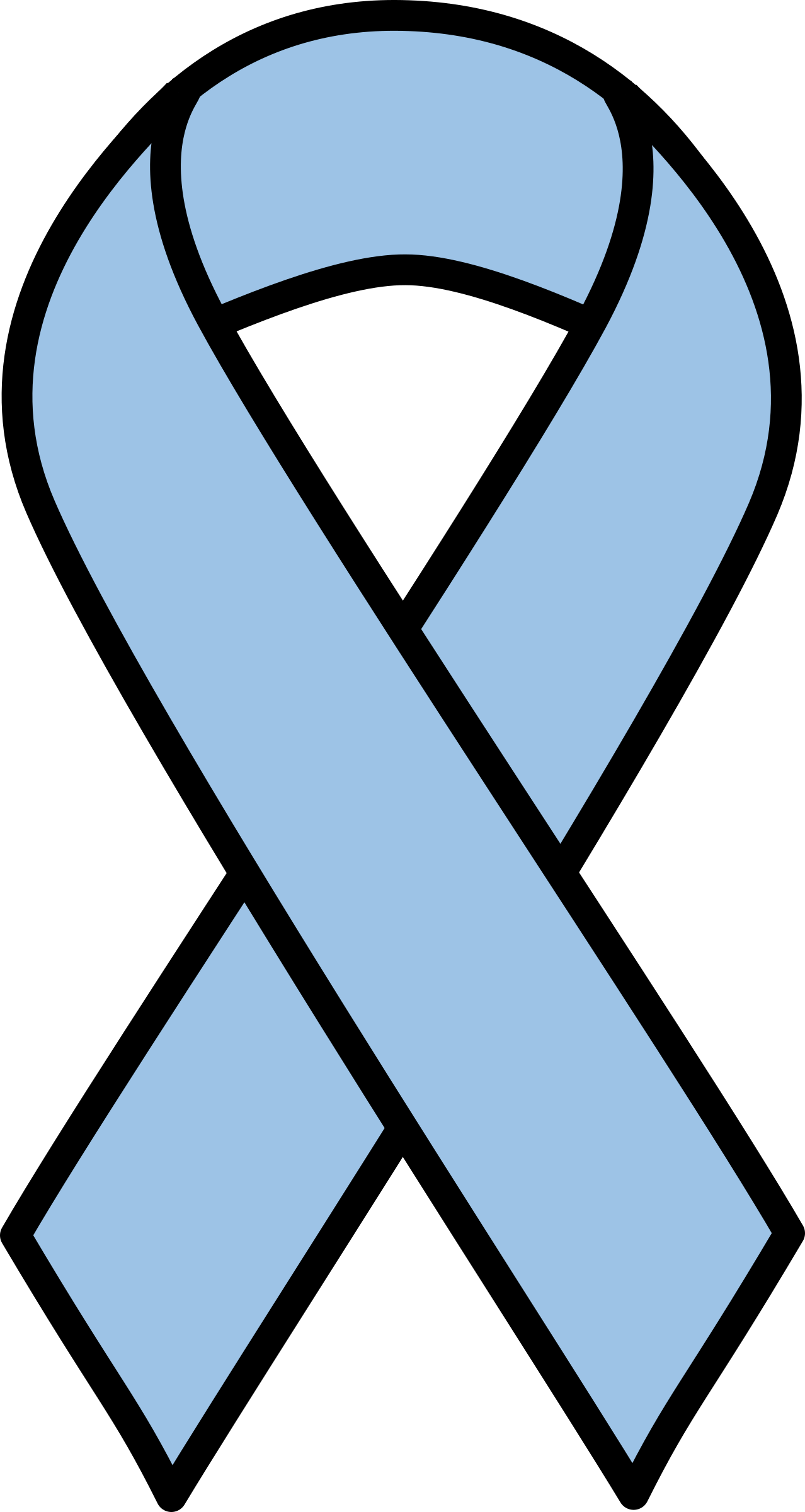 Big Image - Light Blue Cancer Ribbon (1278x2400)