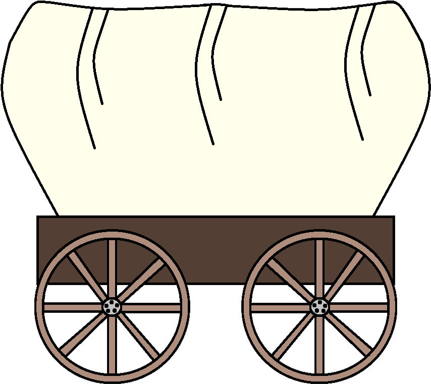 Western Clipart Free Clipart Image 2 Image - Covered Wagon Clipart (883x783)