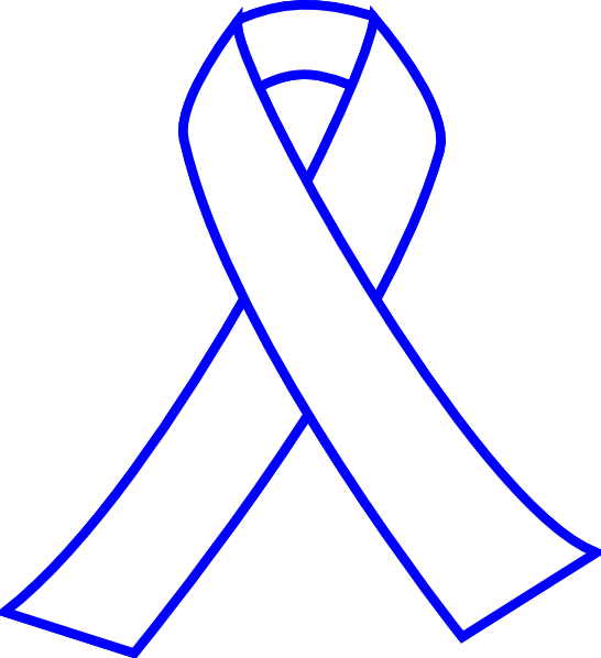 Cancer Ribbon Clipart Black And White (546x598)
