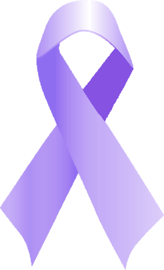 Purple Ribbon Clipart - Pink Ribbon Clip Art (640x1052)