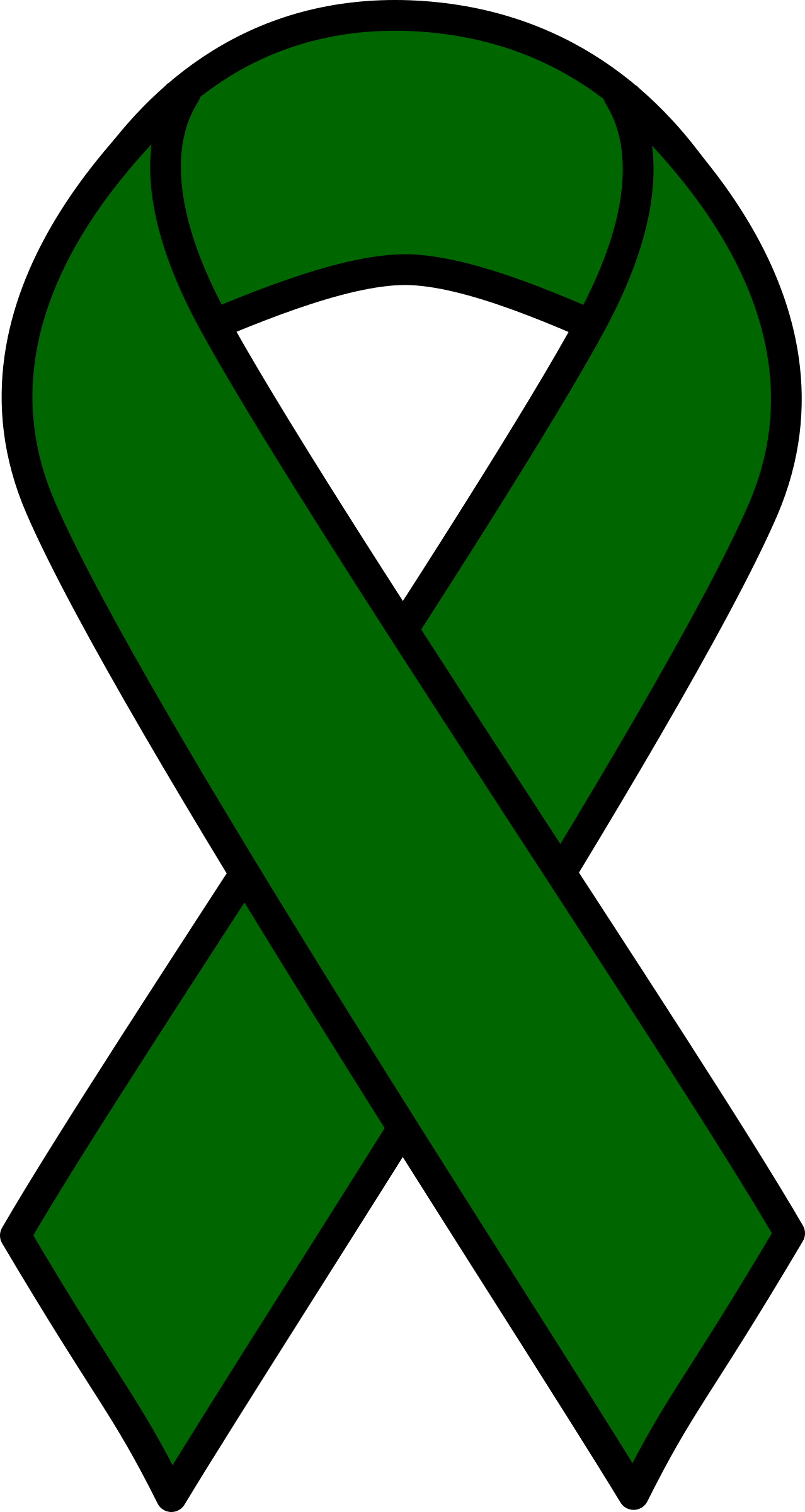 Big Image - Head And Neck Cancer Ribbon (1278x2400)