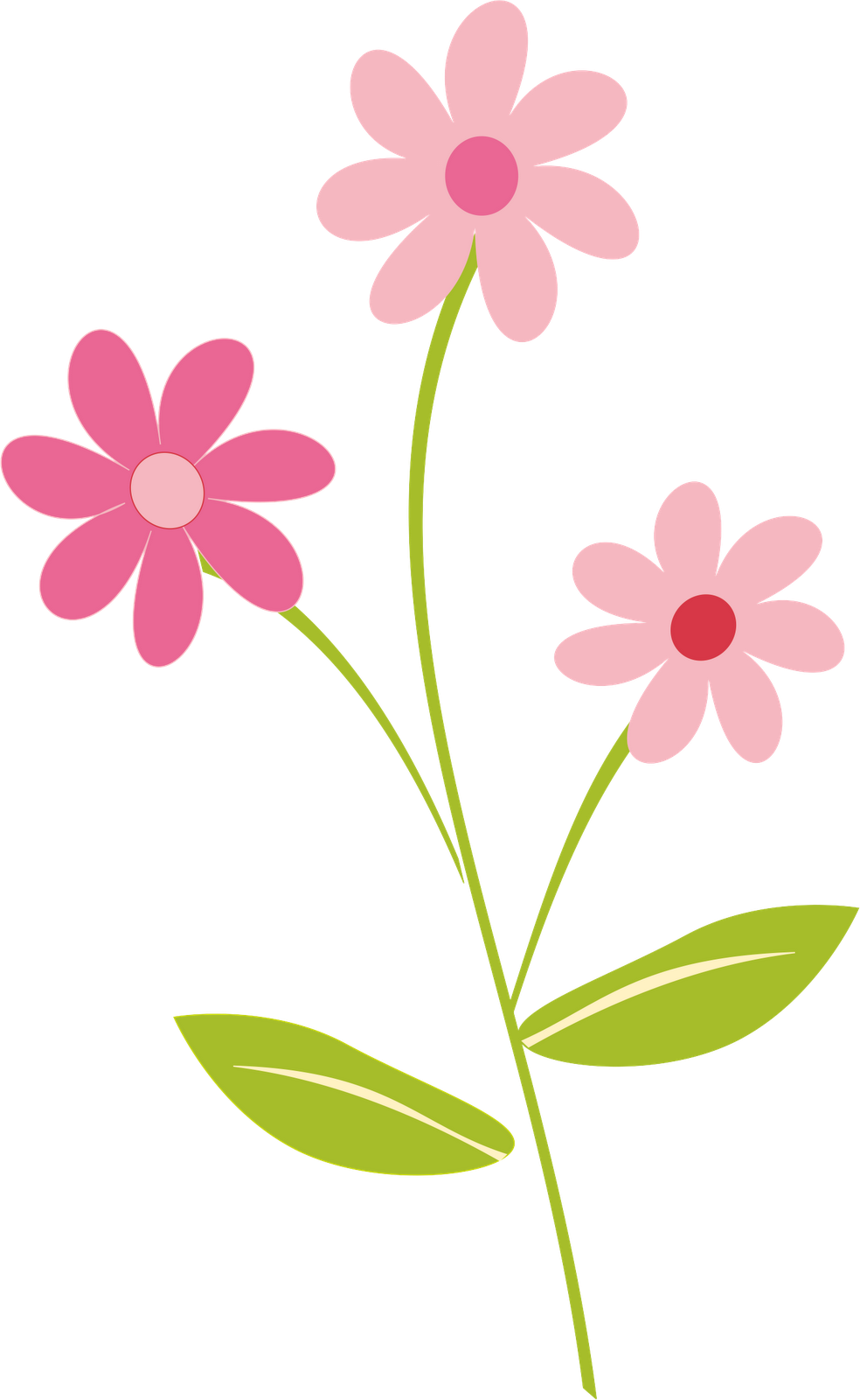 Flower Png Clipart - Flower Border Clip Art (984x1600)