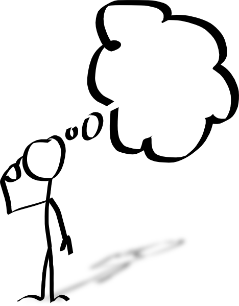 Thinking Person Clip Art At Clker Com Vector Clip Art - Thinking Man Clipart (468x599)