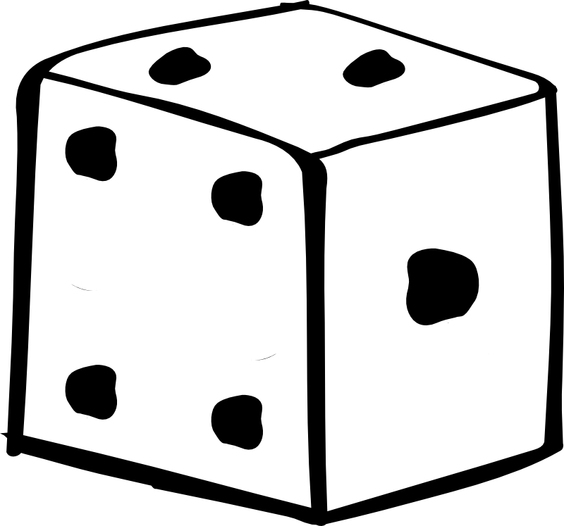 Clipart - Dice - Drawing (803x750)