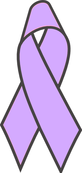 Cancer Ribbon Clip Art (282x591)