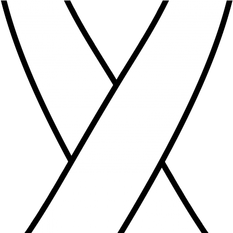 Cancer Ribbon Clipart - Monochrome (640x480)