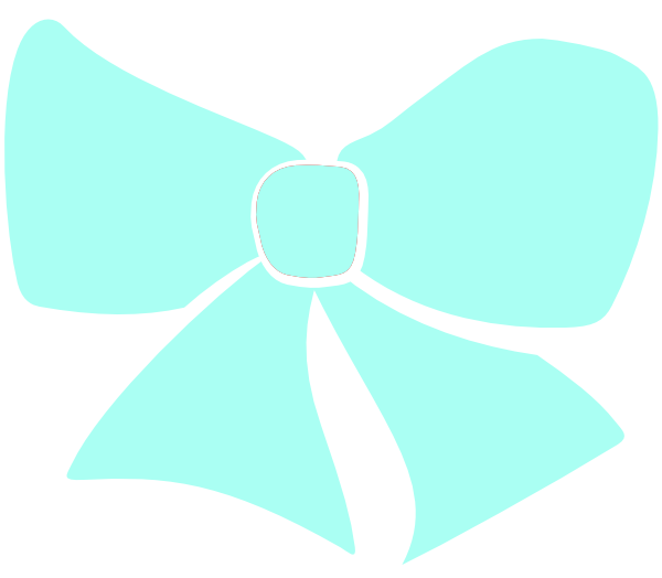 Ribbon Clipart Tiffany Blue - Clip Art (600x524)