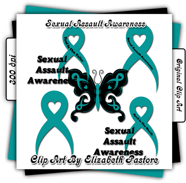 Green Ribbon Clip Art By Elizabeth Pastore - Awareness Ribbon (600x600)