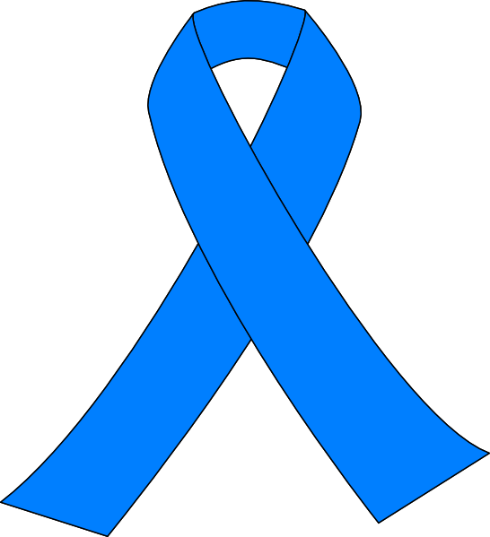 Brain Cancer Ribbon Clip Art - Prostate Cancer Ribbon Vector (546x599)