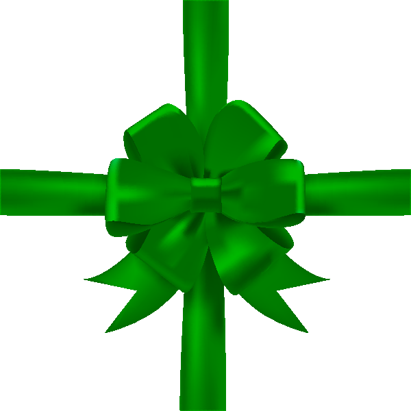 Ribbon Dark Green Icon3 - Green Ribbons Vector Png (600x600)