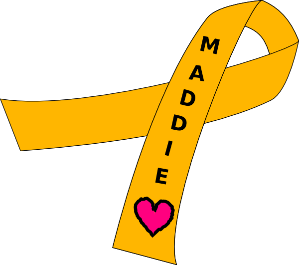 Ribbon For Childhood Cancer Clip Art - Awareness Ribbon (600x531)