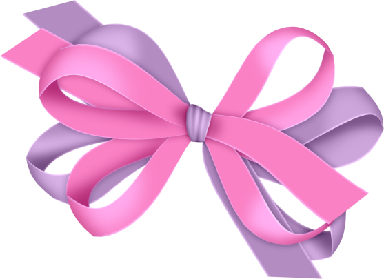 Bows Clipart Pink Bow Clipart - - Pink And Purple Ribbon (557x405)