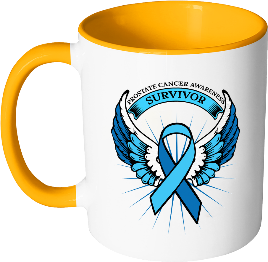 Awesome Blessed Prostate Cancer Survivor Awareness - Mug (1024x1024)