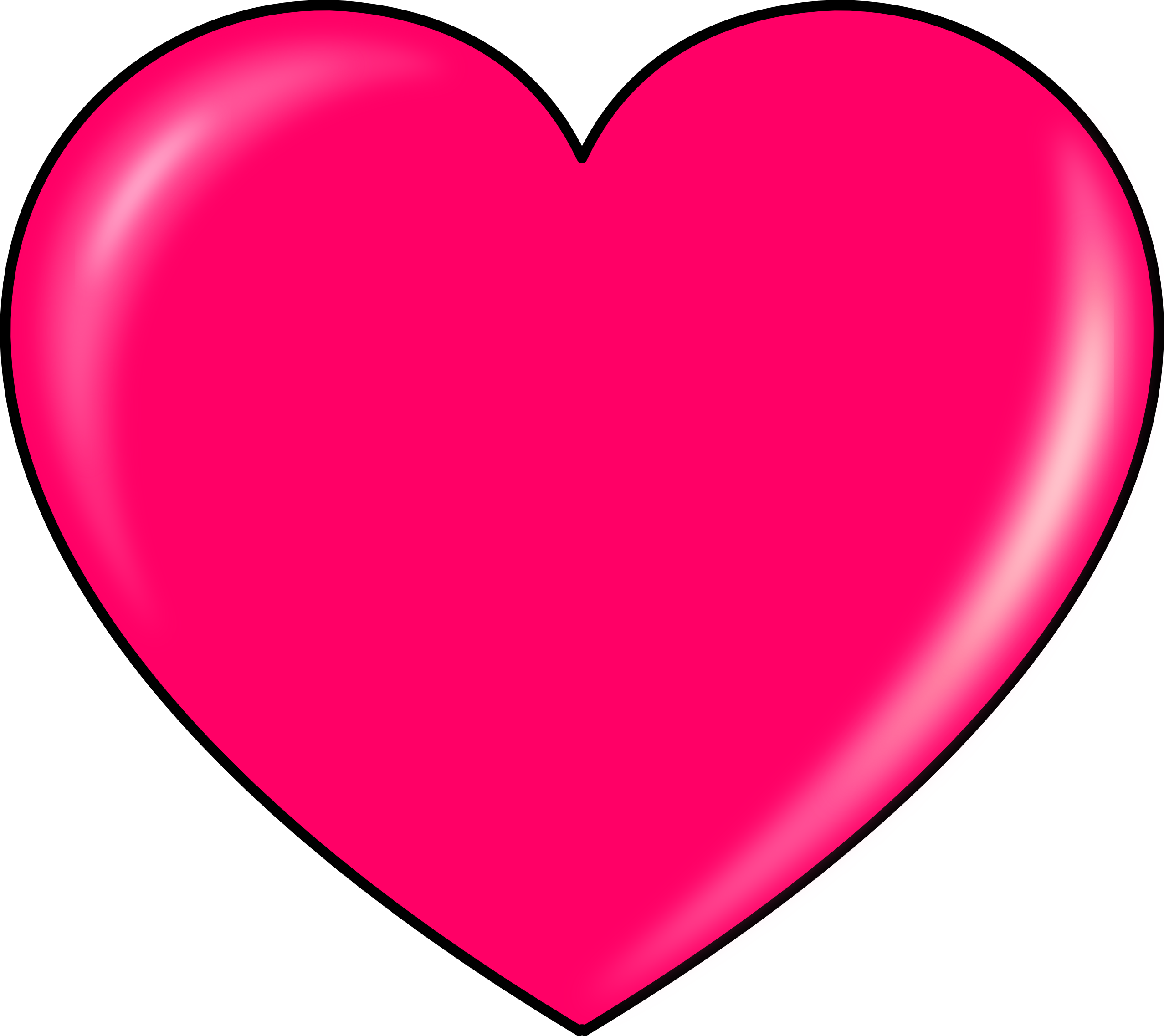 Heart Png - Heart Pink Clip Art (2555x2275)