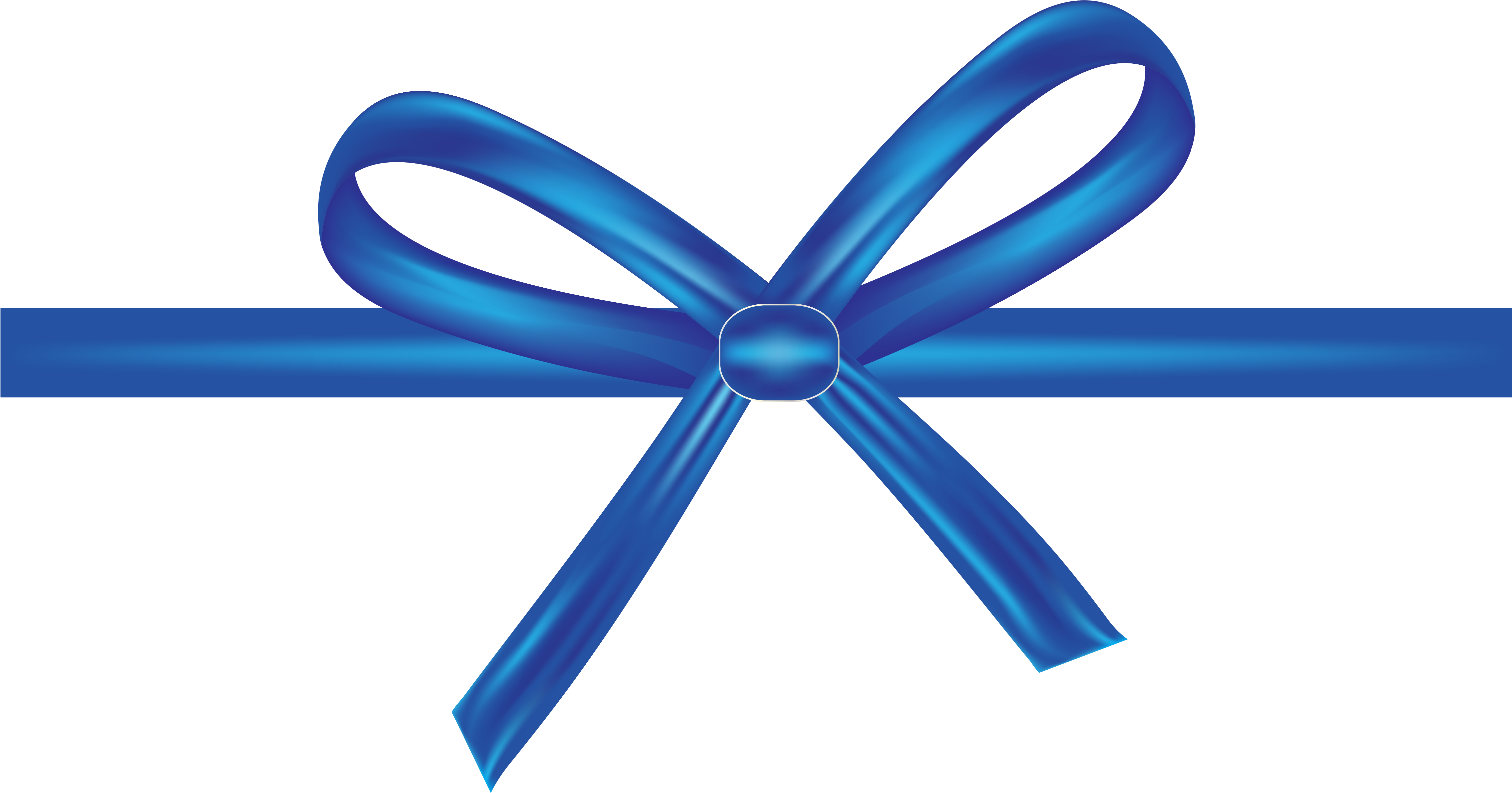 Shoelace Knot Blue Ribbon Bow Tie - Laço De Cetim Png Azul (6578x3727)
