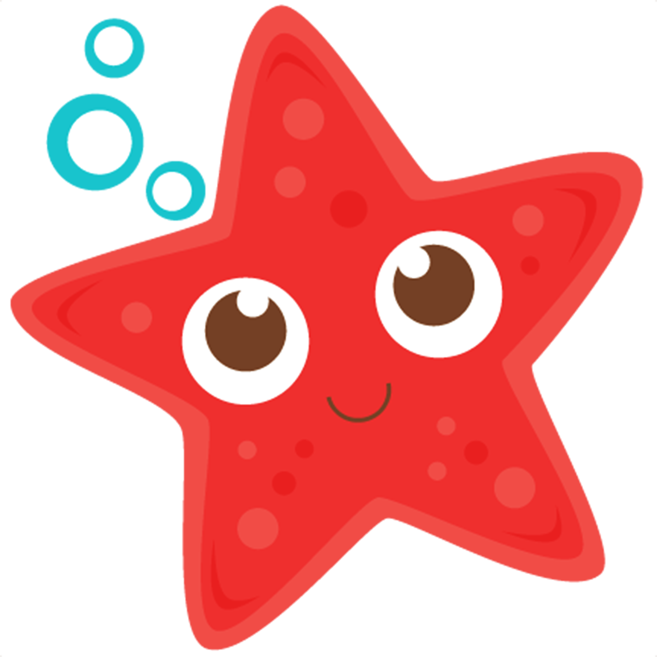 Clipart Sea Star Top 83 Free Image - Cute Starfish Clipart (1300x1300)