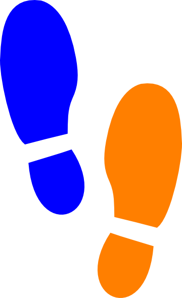Clip Arts Related To - Clip Art Foot Prints (360x590)