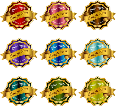 Emblem Award Badge Accolade Ribbon Prize W - Award (372x340)