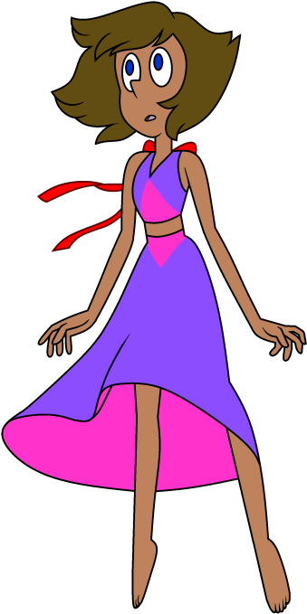 Free Purple Ribbon Clip Art - Steven Universe Wiki Lapis Lazuli (398x750)