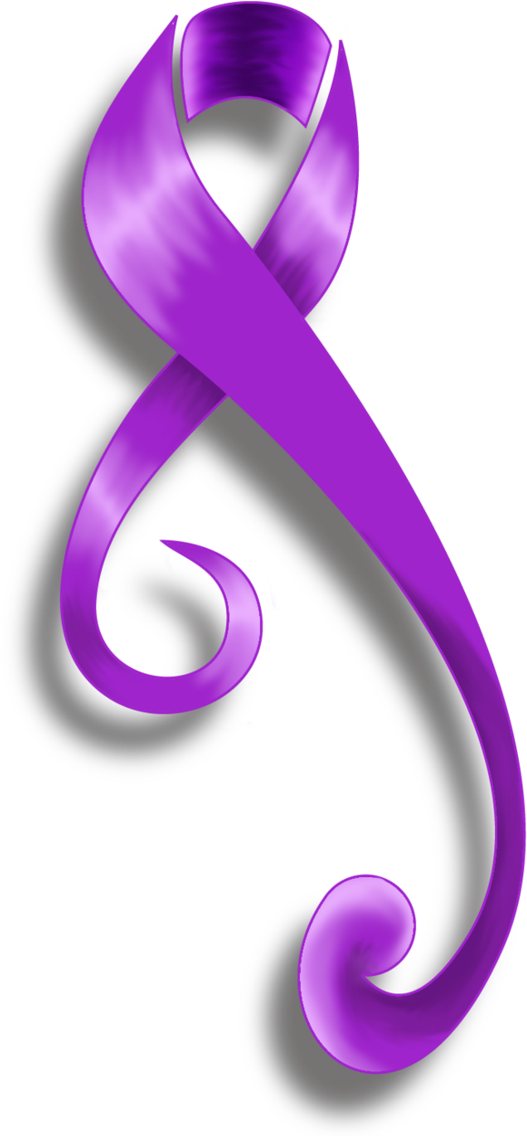 Cancer Tattoos Designs - Crohn's Awareness Ribbon Png (626x1274)