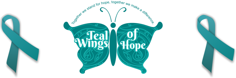 Ovarian Cancer T Shirt Teal Awareness Slogan Feel The - Ovarian Cancer Awareness Month 2018 Australia (785x261)