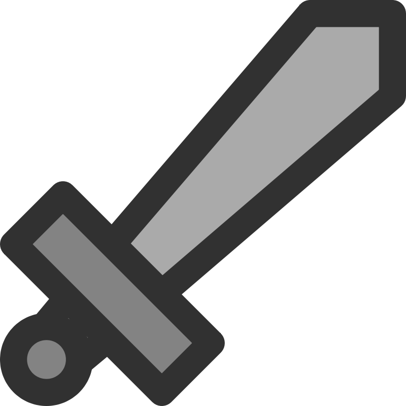 Animated Money Clipart - Clip Art Sword (800x800)