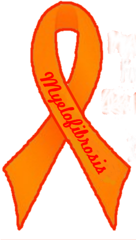 Myelofibrosis Awareness Ribbon - Awareness Ribbon (271x500)