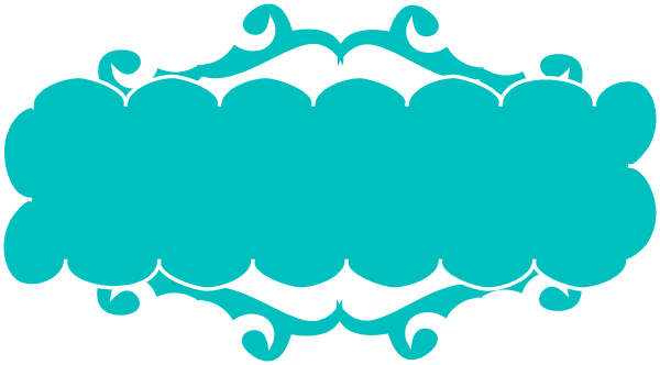 Teal Clipart Banner Pencil And In Color - Teal Banner Clip Art (600x332)